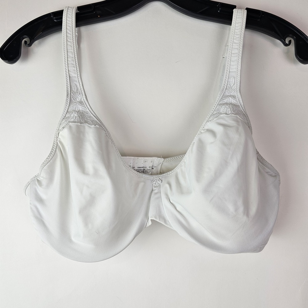 Bali Comfort Minimizer Womens Bra Underwire Smooth Seamless White 36D Style 3385